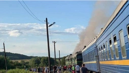 На Одещині загорівся вагон потяга «Одеса-Ковель» – його відчепили  (відео)