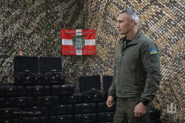 Волинських воїнів на передовій відвідав мер Києва (фото)