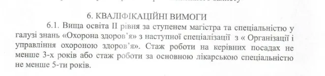 Кваліфікаційні вимоги, які були чинні у 2022 році