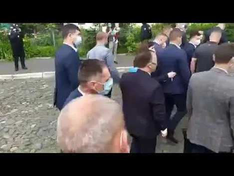 Зеленський прибув до Луцького замку (відео)