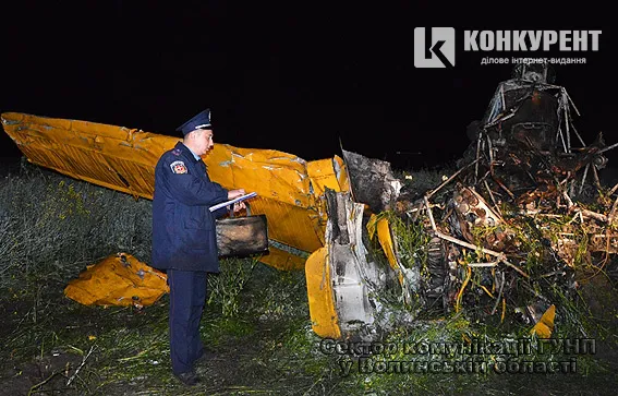 На Волині під час випробувань розбився літак (оновлено, фото)