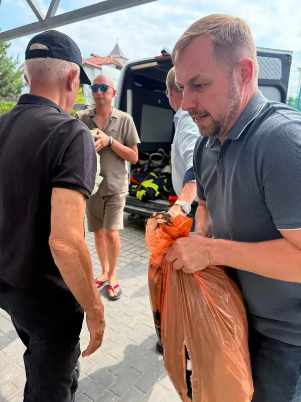 Рятувальникам Волині передадуть сучасне пожежне спорядження від німецьких партнерів (фото)