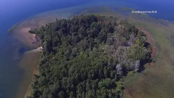 Звідки взявся острів посеред Світязя (фото)