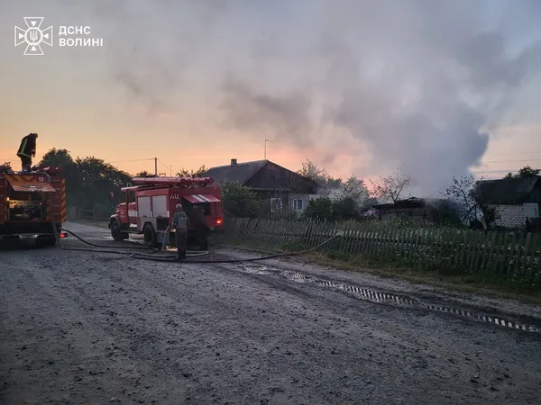 На Камінь-Каширщині в пожежі загинули двоє чоловіків (фото)