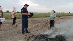 На Волині в полі жінка палила суху траву: як її покарали (фото)