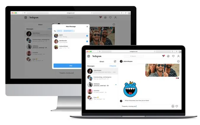 У веб-версії Instagram з'явилися приватні повідомлення