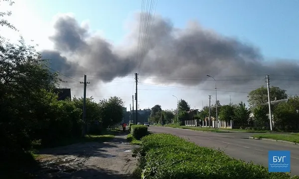 У Володимирі – пожежа на швейній фабриці (фото)