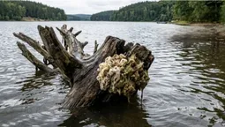 Ні рослина, ні гриб: в Хрінниках біля води знайшли  дивну істоту (фото)