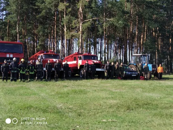 У ратнівському лісі гасили «пожежу» (фото)