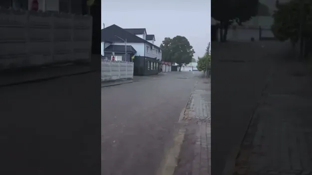 Вулиці Нововолинська затопило через негоду (відео)