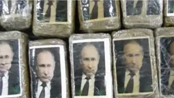 Біля берегів Лівії знайшли сотні пачок гашишу із портретами Путіна (фото)