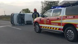 У Володимирі перекинувся бус з людьми (фото, відео)