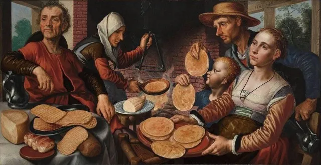 Пітер Ертсен. Пекарня з млинцями, 1560 рік