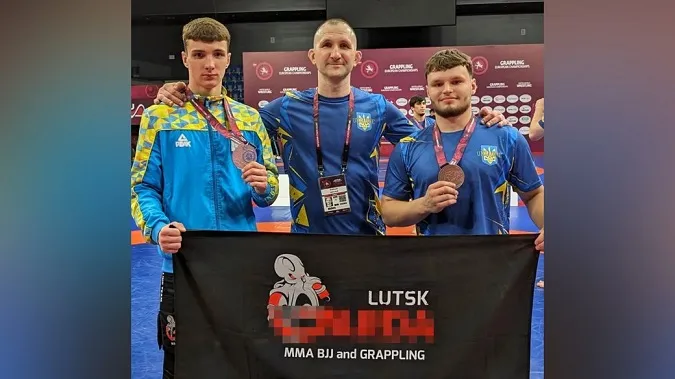 Двоє луцьких спортсменів вибороли «срібло» та «бронзу» на чемпіонаті Європи з грепплінгу (фото)