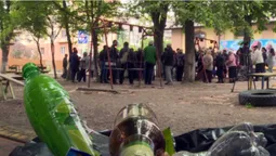 Лучани посварилися через ремонт двору (відео)
