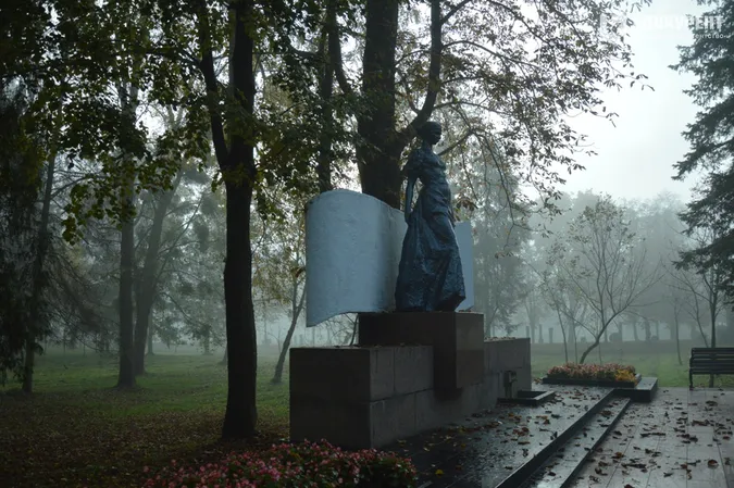 Центральний парк Луцька у ранковому тумані (фото)