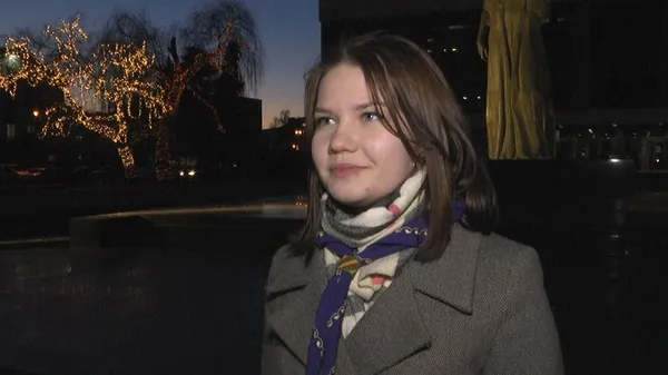 У центрі Луцька розвісили сотню «Ангелів пам'яті» (відео)