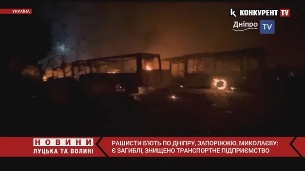 Ворог вдарив ракетою по цивільній гуманітарній колоні на Запоріжжі (відео)