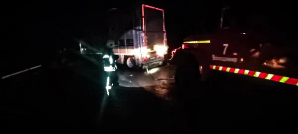 Поблизу Володимира фура злетіла у кювет (фото)