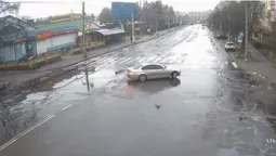 Ранковий дрифт: у Луцьку порушник попався на камеру (відео)