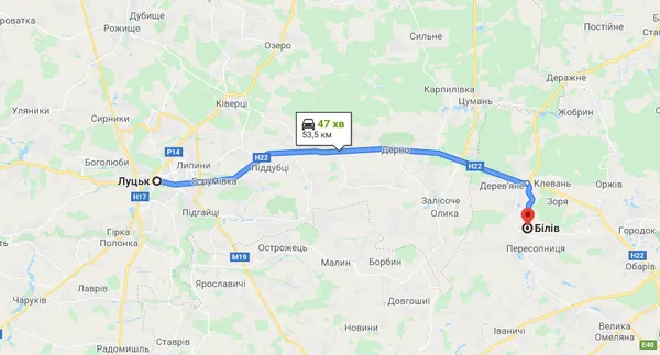 Як із Луцька доїхати до фотогенічних Білівських хуторів (маршрут, фото)