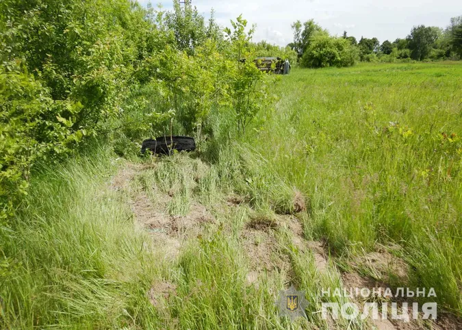 У Володимир-Волинському районі авто злетіло в кювет (фото)