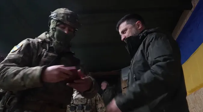 У Купʼянську Зеленський відвідав командний пункт 14-ї бригади