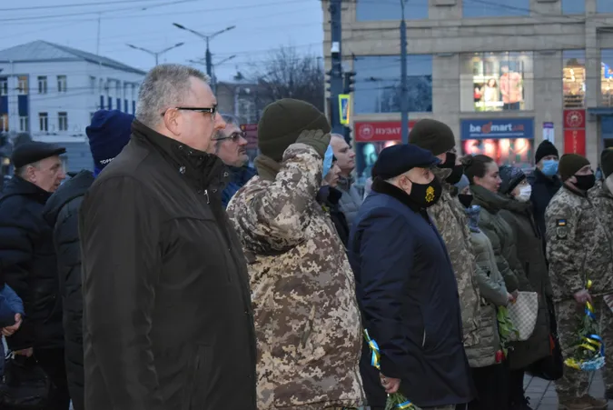 У Луцьку вшанували пам’ять військових, які загинули в зоні АТО/ООС