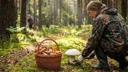 «Їх треба відчувати»: під Любомлем знайшли багатий урожай осінніх грибів (фото)
