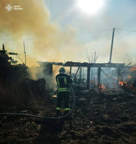 За добу на Волині сталися 27 пожеж (фото)