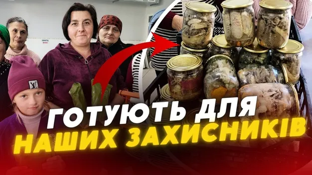 Господині з Волині готують тушонки та м'ясні каші для військових ЗСУ (відео)