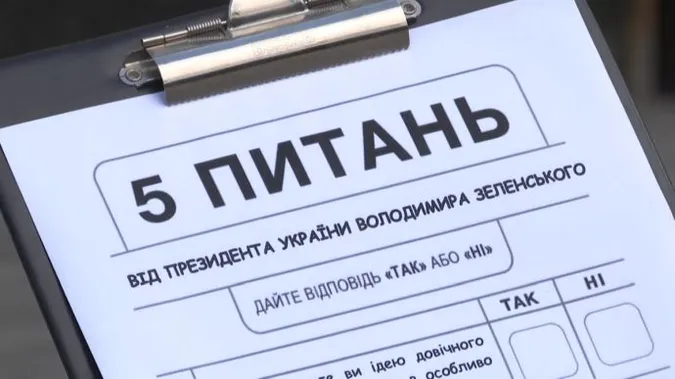 Як українці відповідали на 5 питань Зеленського: попередні результати опитування