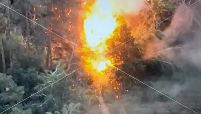 Волинські бійці «мінуснули» ще один ворожий танк (відео)