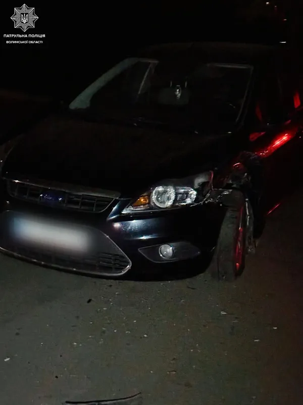 У Луцьку п'яна водійка на BMW влетіла у Ford (фото)