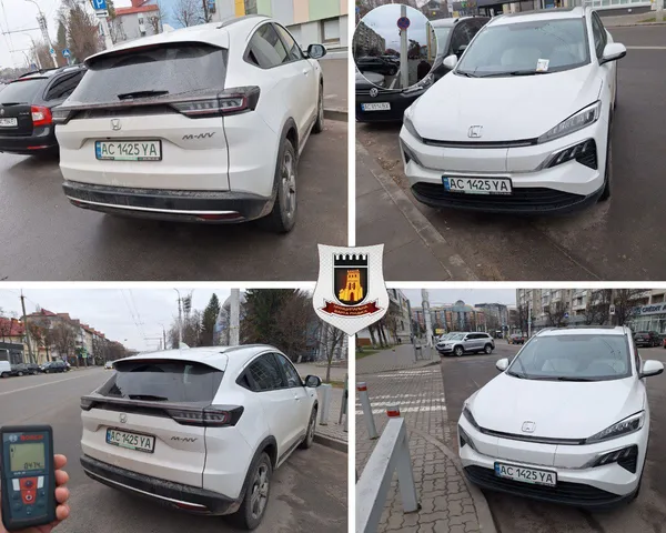 У Луцьку водія двічі за 1,5 години оштрафували за паркування біля «Променя»