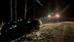 У Луцькому районі легковик злетів у кювет (відео)