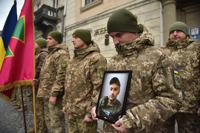 У Львові попрощалися з захисником Волинського прикордонного загону Назаром Альфавіцким