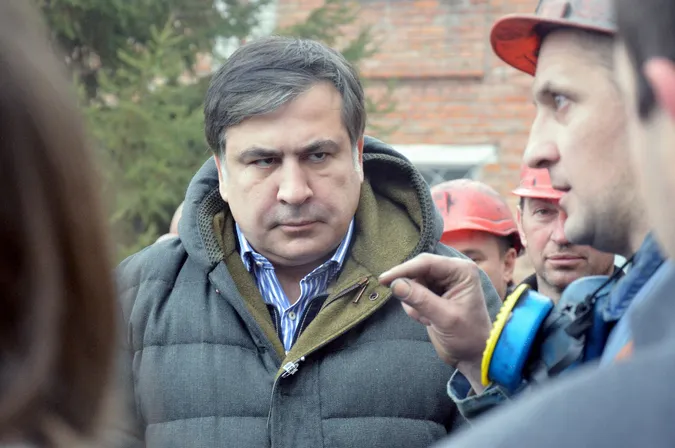 «Це не рівень облради», – Саакашвілі про видобуток бурштину