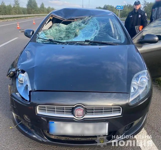 Під Ковелем Fiat збив 60-річного велосипедиста (фото)