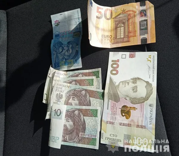 Гривнями, злотими, євро: на Волині п'яний далекобійник хотів відкупитися від поліцейських (фото)