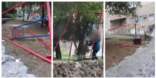 Гойдали каменюку та розтрощили гойдалку: на Волині – недитячий скандал (нецензурне відео)