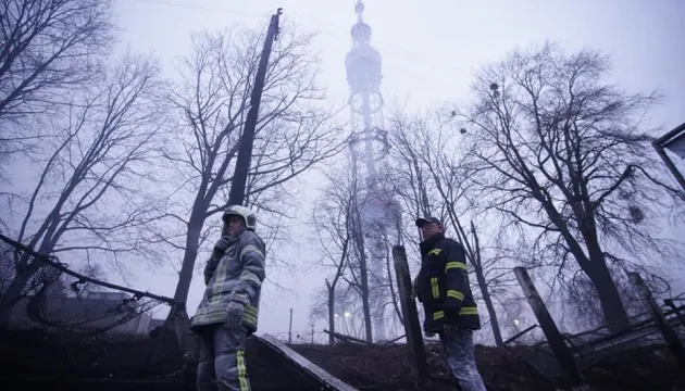 Ворожий обстріл Київської телевізійної вежі: загинуло п’ятеро осіб, ще п'ятеро постраждало