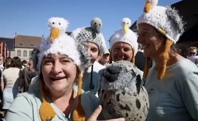 У Бельгії люди змагались у конкурсі імітації крику чайок