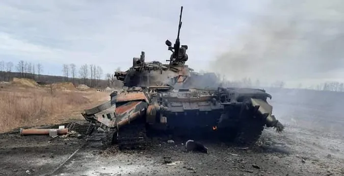 На Чернігівщині воїни ЗСУ знищили танкову роту армії РФ, – Генштаб (фото)