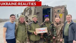 Volunteers delivered aid to one of the hottest spots on the front line