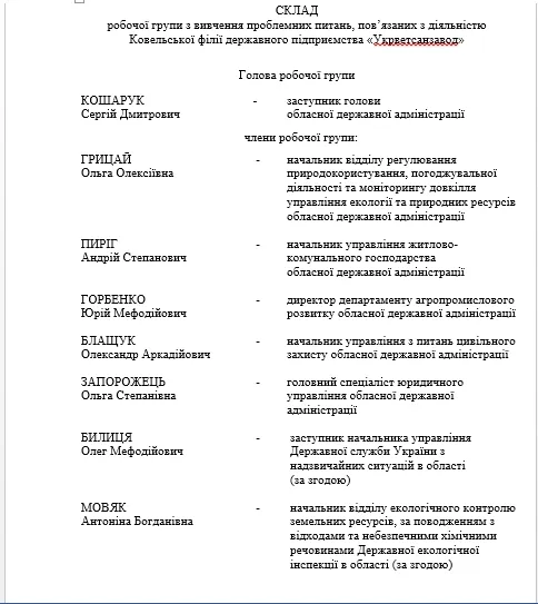 Ковельський ветсанзавод перевірять