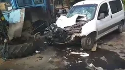 Жахлива аварія на Волині: трактор зіткнувся з легковиком (відео)