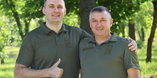 Батько і син з Волині разом воюють у лавах «Сталевої Сотки» (фото)