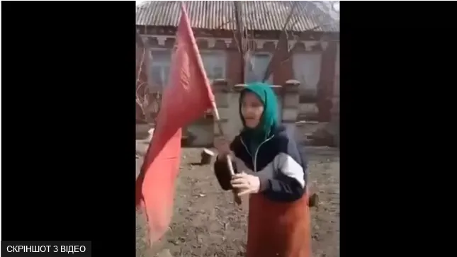 Несподівана розв'язка: що відомо про «бабусю з прапором перемоги»