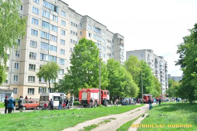 У Луцьку – пожежа у багатоповерхівці